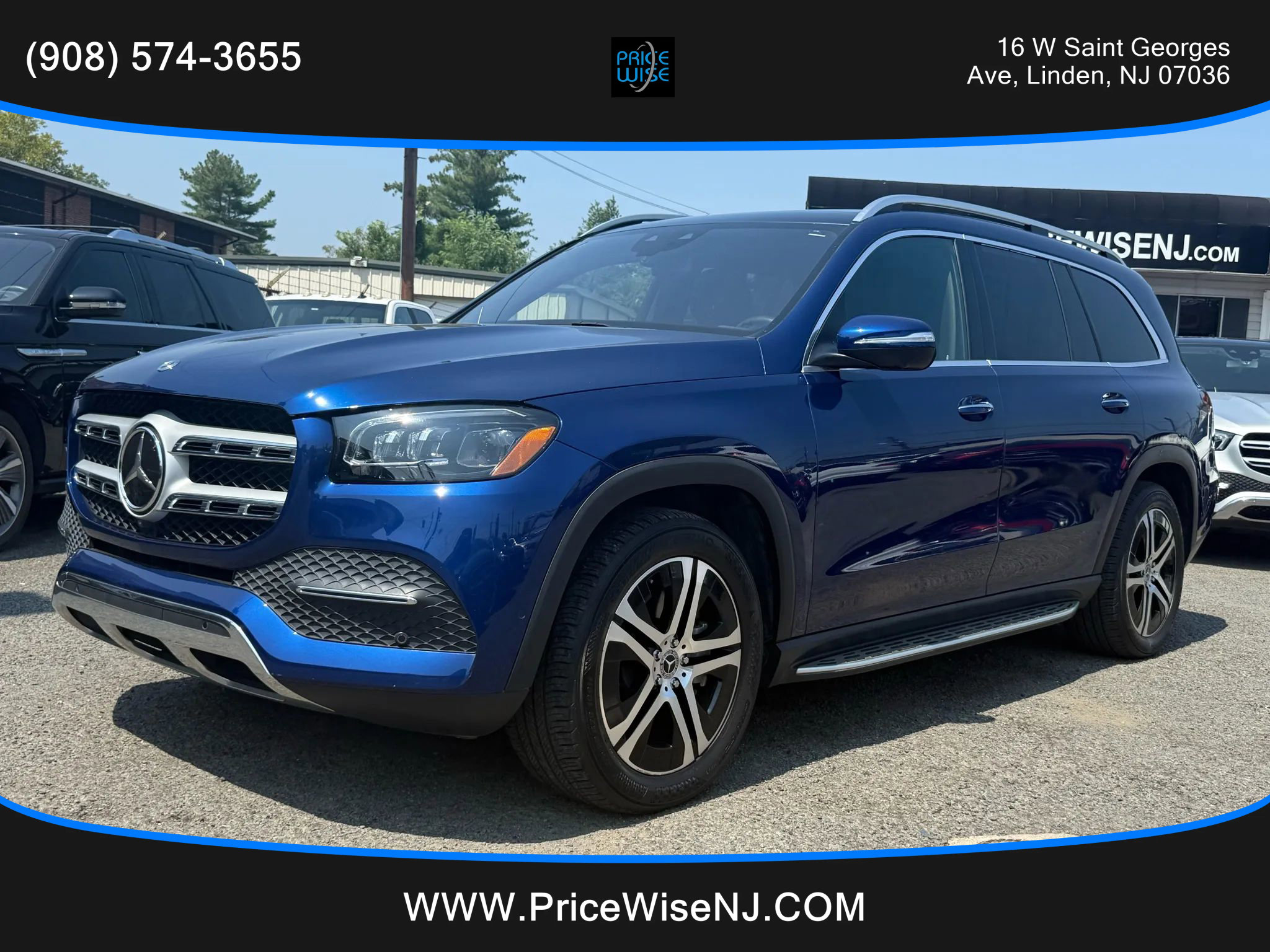 Used 2021 Mercedes-Benz GLS 450 4MATIC image 3