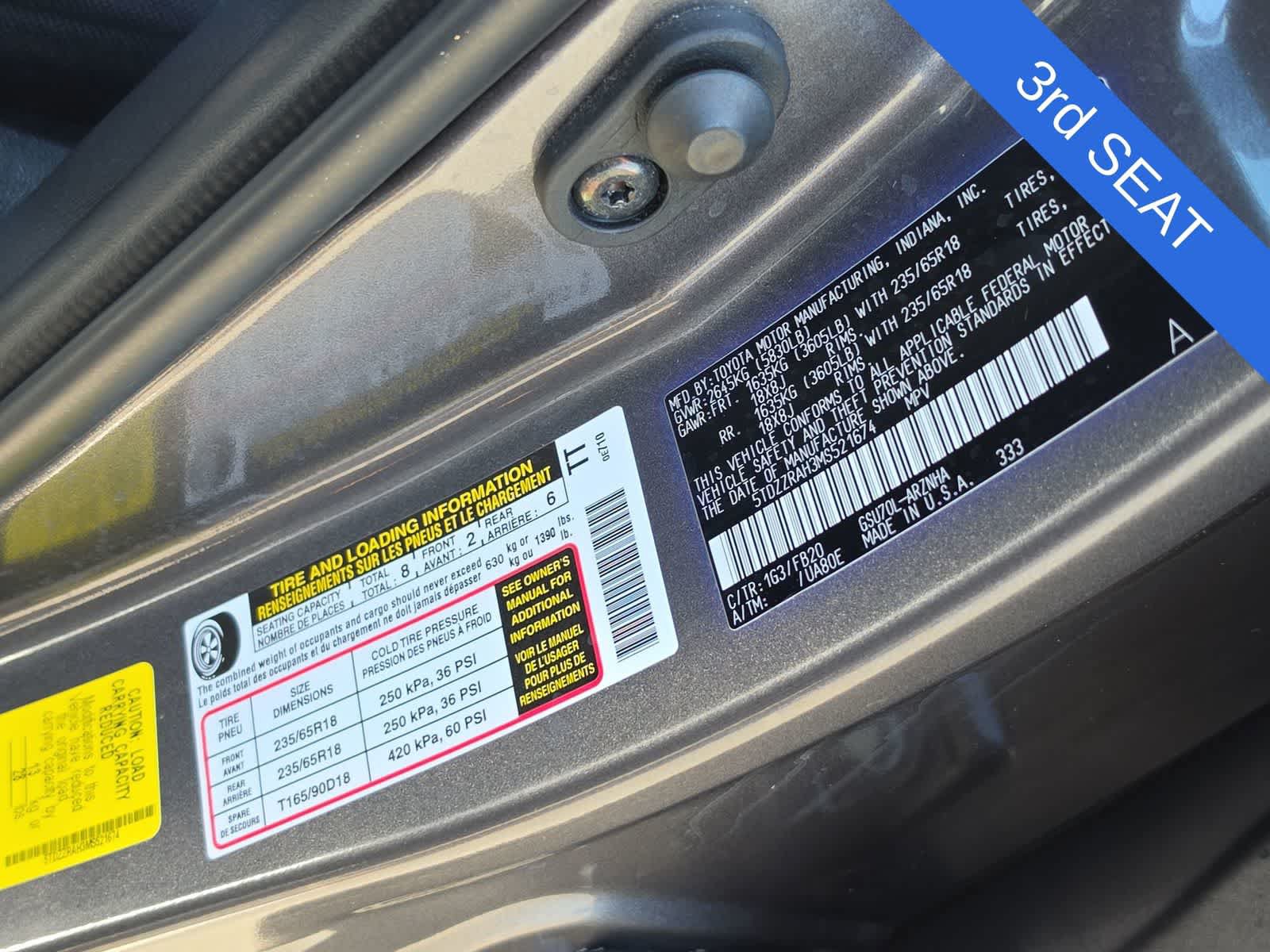 Used 2021 Toyota Highlander LE FWD image 25