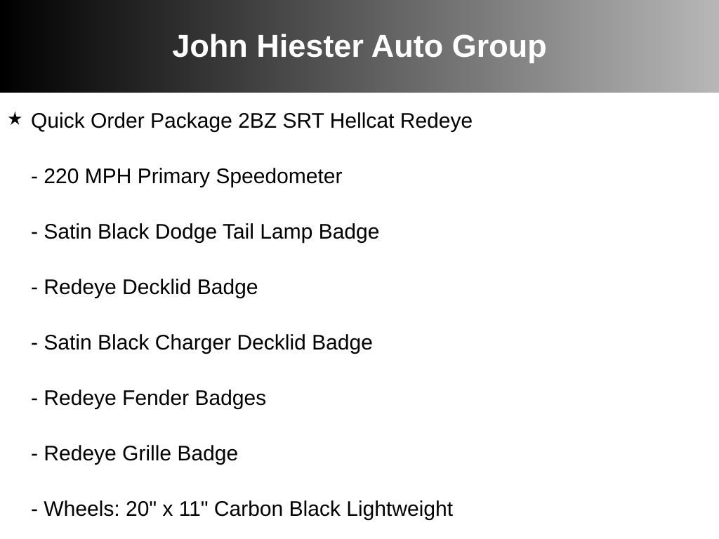 Used 2021 Dodge Charger SRT Hellcat RWD image 20