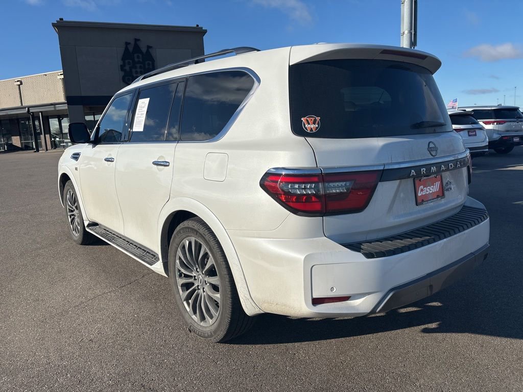 Used 2022 Nissan Armada Platinum w/ Captain's Chairs Package image 2