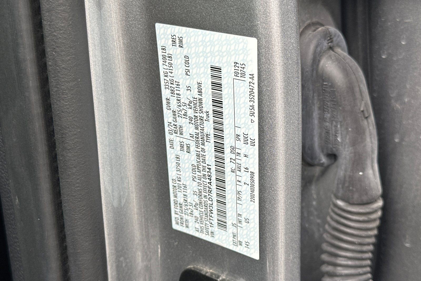 Used 2024 Ford F150 XLT w/ Mobile Office Package image 53