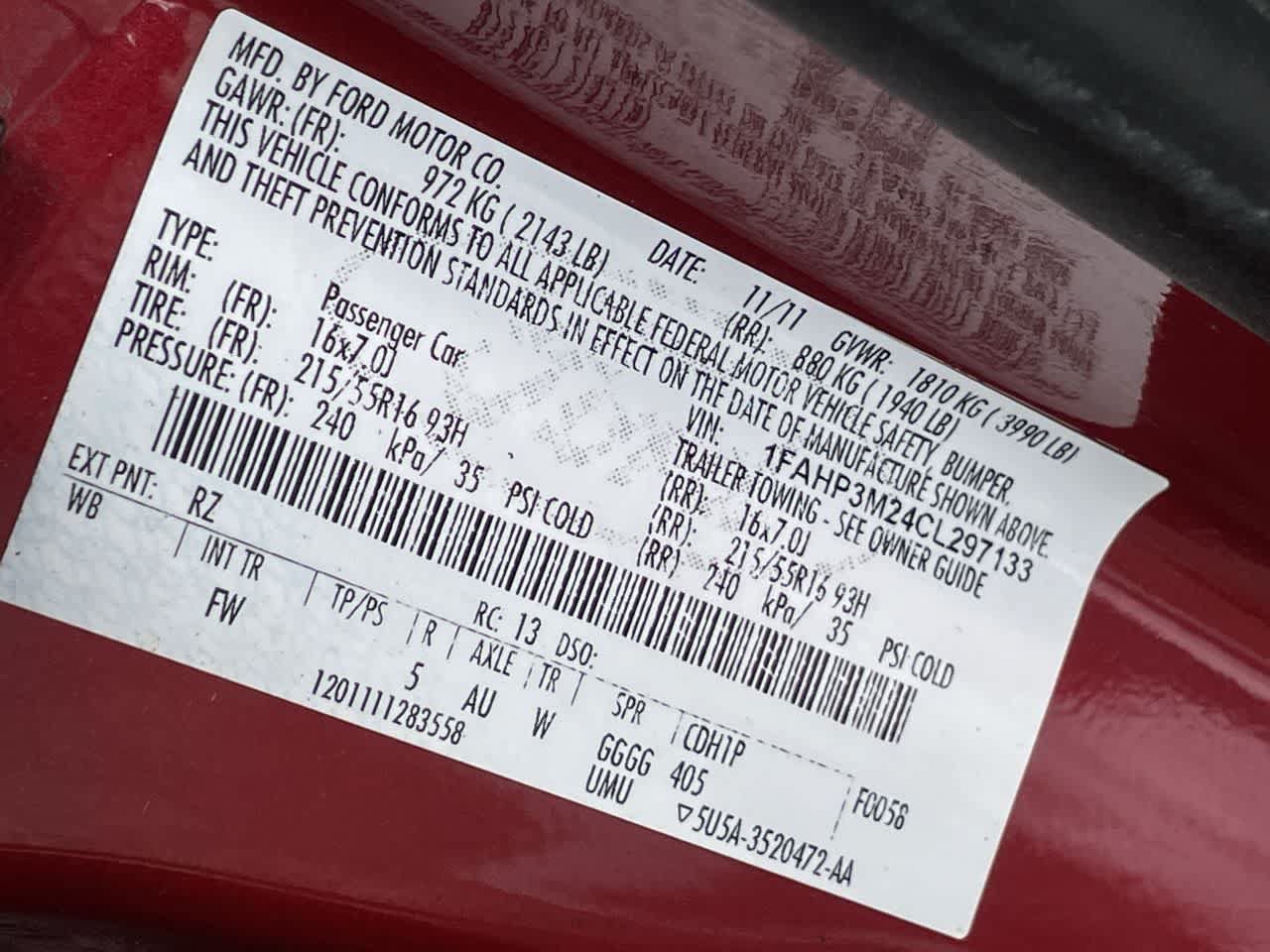 Used 2012 Ford Focus SEL FWD image 29