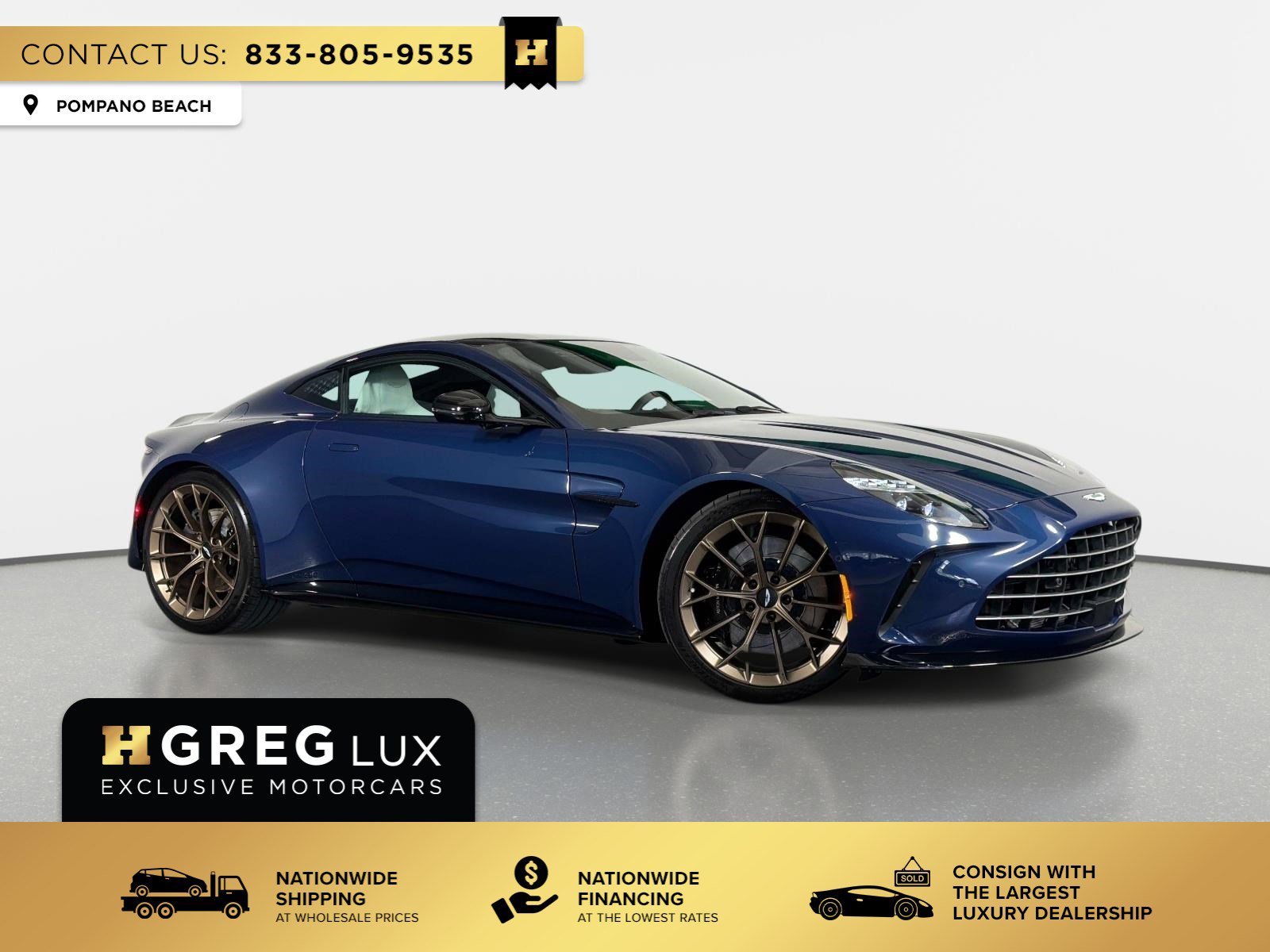 Used 2025 Aston Martin V8 Vantage Coupe RWD image 1