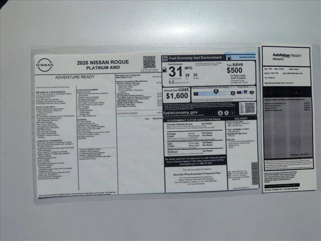 New 2026 Nissan Rogue Platinum w/ Platinum Premium Package AWD/4WD image 21
