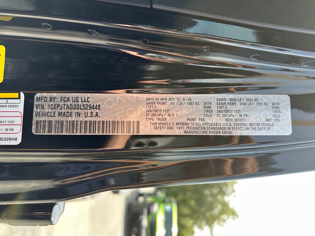 New 2025 Jeep Gladiator Sport AWD/4WD image 30