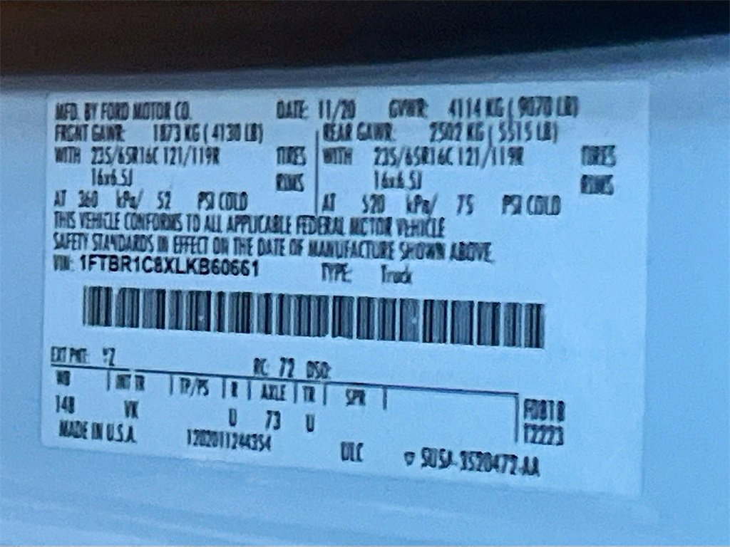 Used 2020 Ford Transit 250 Medium Roof w/ Load Area Protection Package image 28