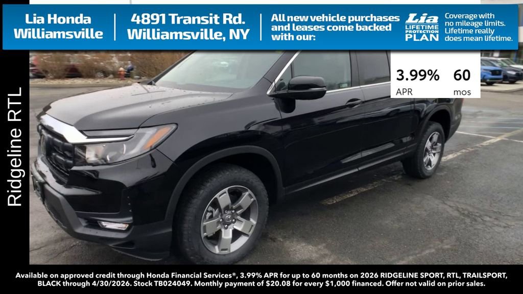 New 2026 Honda Ridgeline RTL image 4