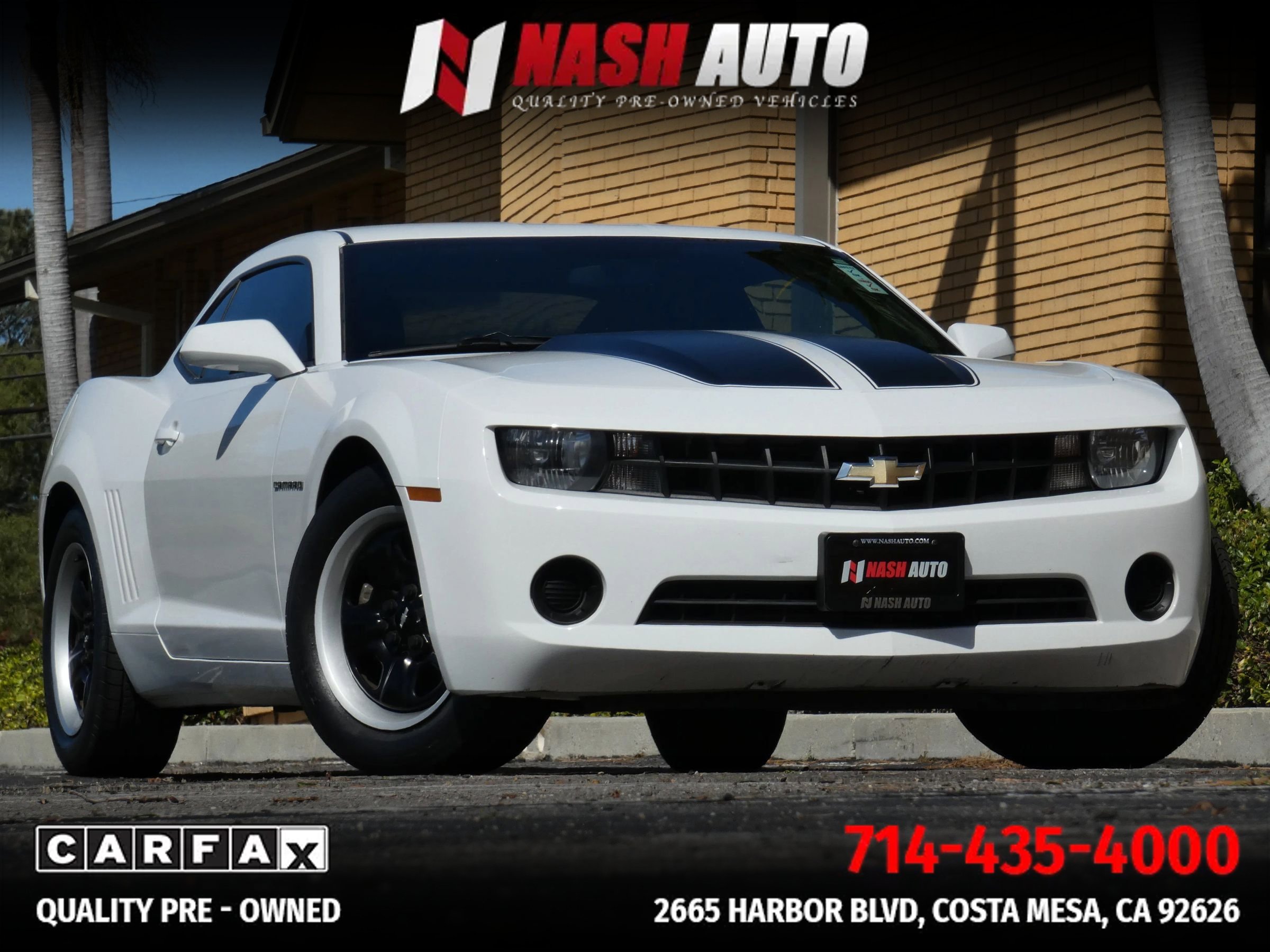 Used 2013 Chevrolet Camaro LS w/ Black Rally Stripe Package