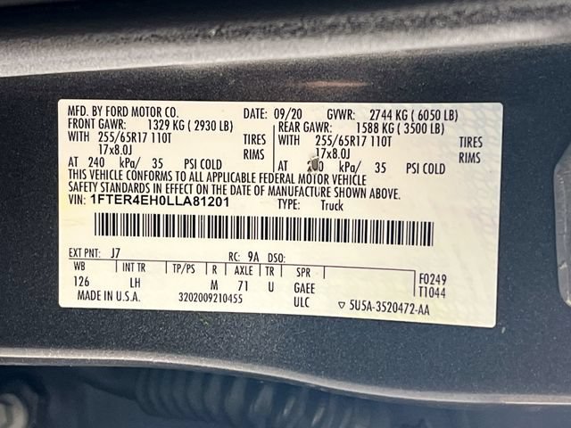 Used 2020 Ford Ranger Lariat RWD image 30