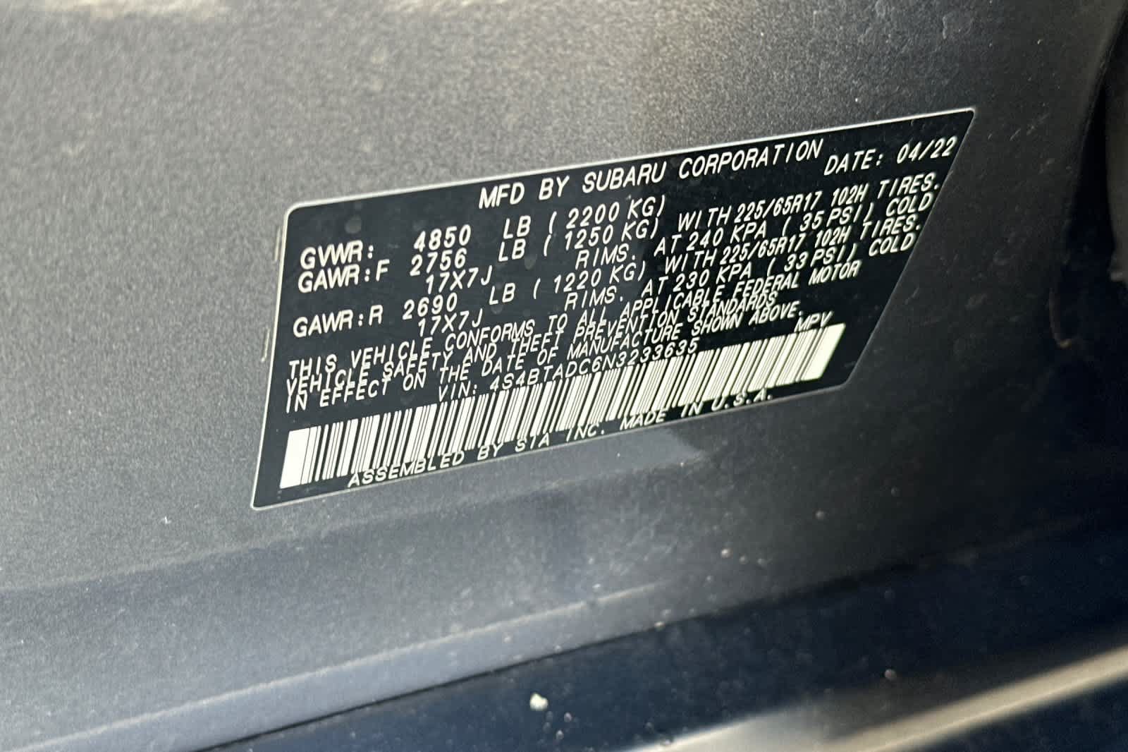 Used 2022 Subaru Outback Premium AWD/4WD image 27