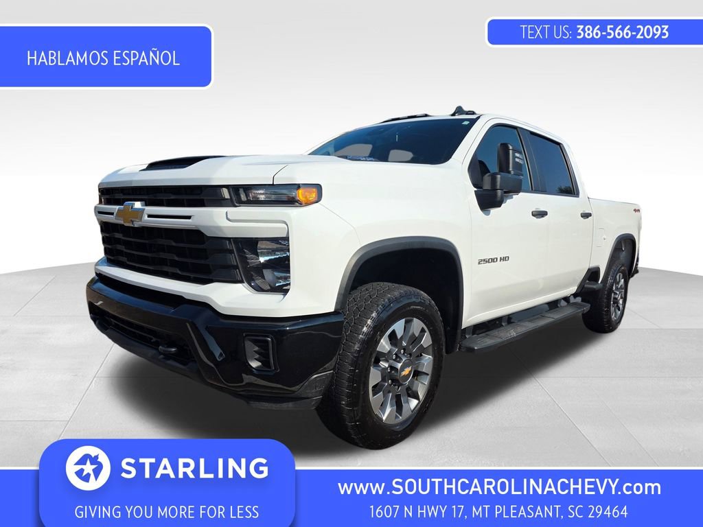 Certified 2024 Chevrolet Silverado 2500 Custom w/ Custom Value Package
