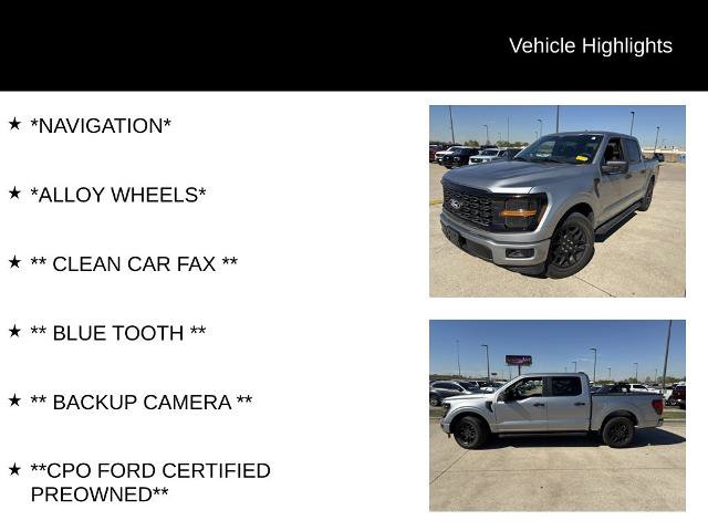 Certified 2024 Ford F150 STX w/ STX Black Appearance Package RWD image 4