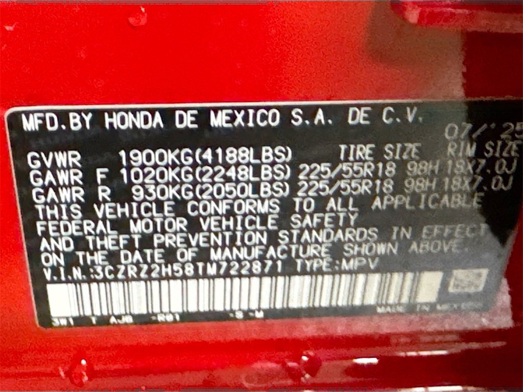 New 2026 Honda HR-V Sport image 29