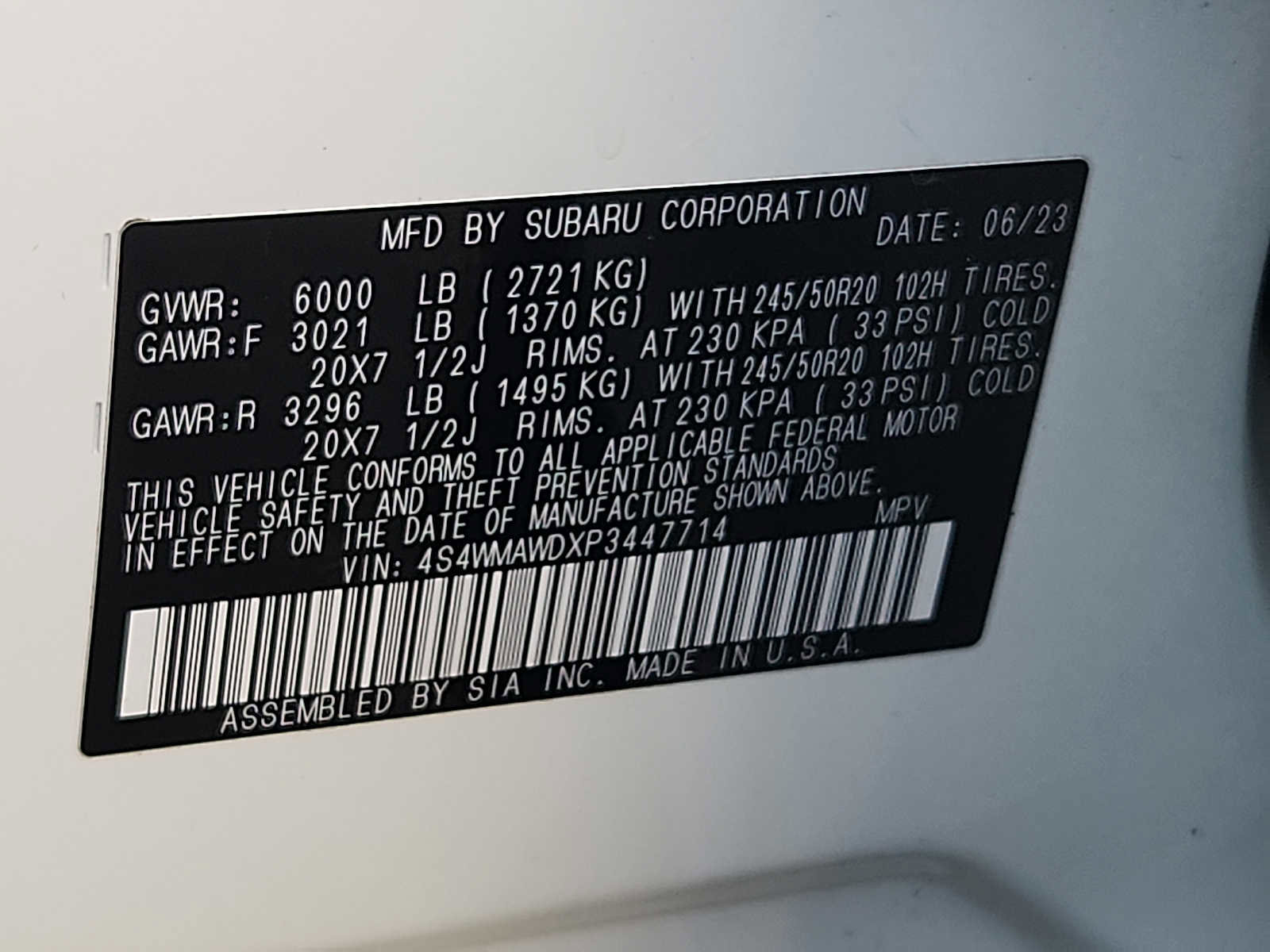 Used 2023 Subaru Ascent Touring image 26