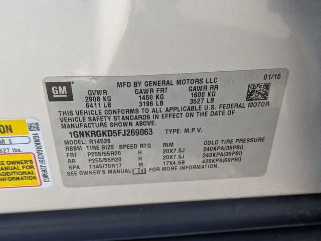 Used 2015 Chevrolet Traverse LT w/ Style and Technology Package image 37