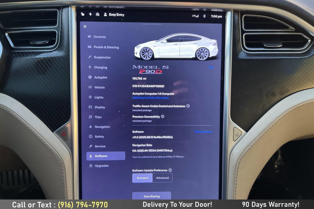 Used 2016 Tesla Model S P90D AWD/4WD image 23