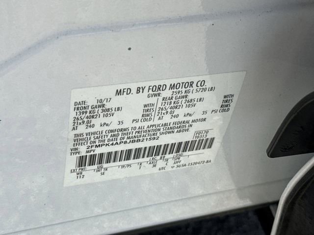 Used 2018 Ford Edge Sport w/ Technology Package AWD/4WD image 48