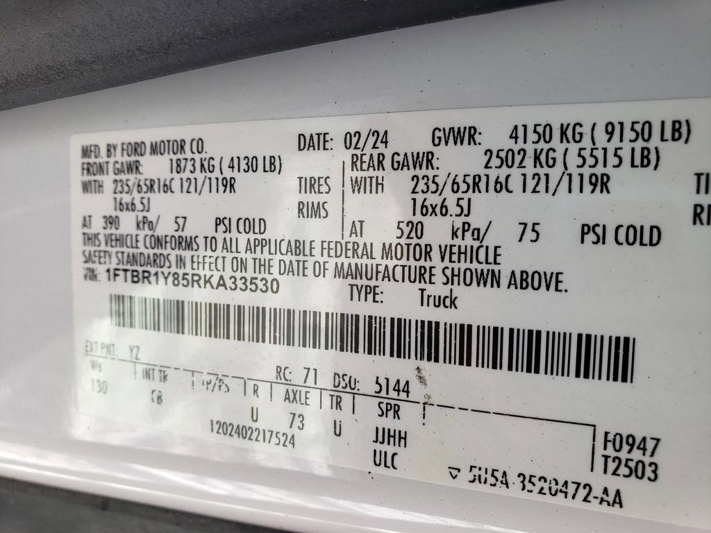 Used 2024 Ford Transit 250 Low Roof w/ Exterior Upgrade Package image 14