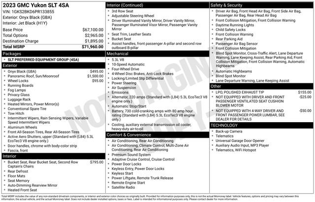 Used 2023 GMC Yukon SLT image 6