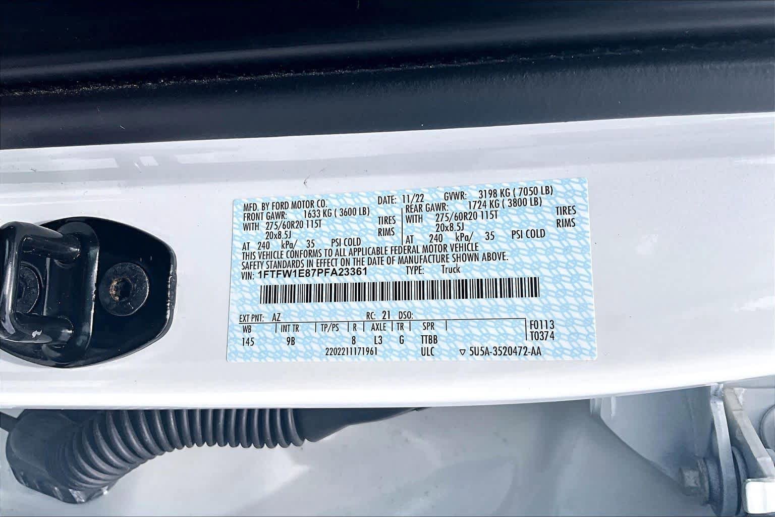 Used 2023 Ford F150 Platinum w/ Equipment Group 701A High AWD/4WD image 31