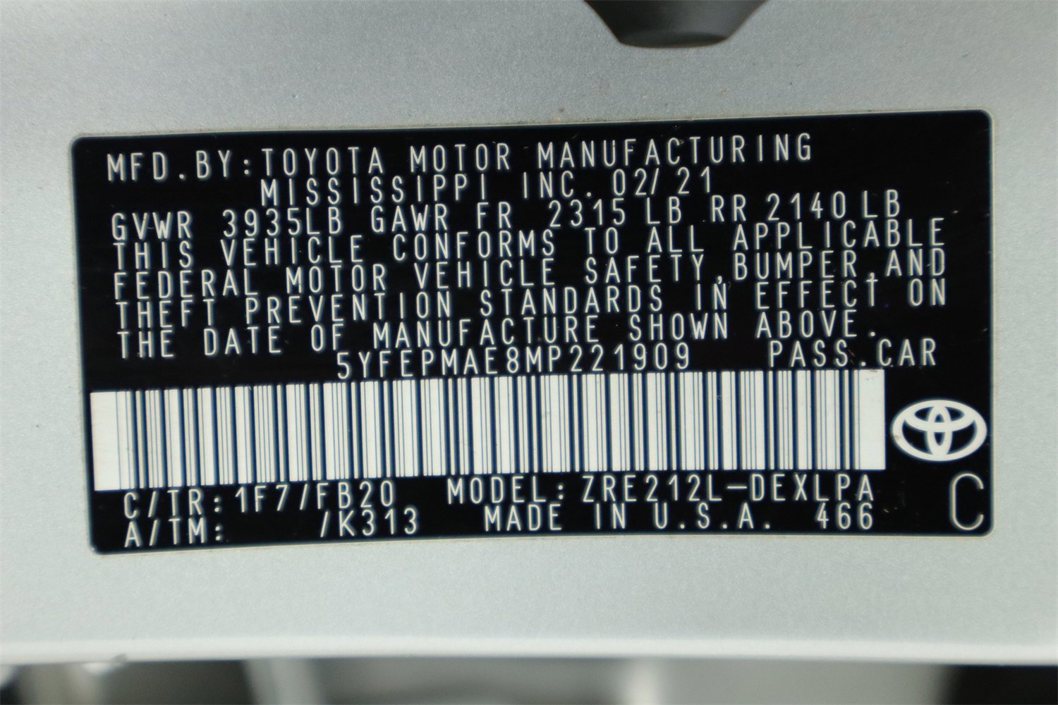 Used 2021 Toyota Corolla LE image 27