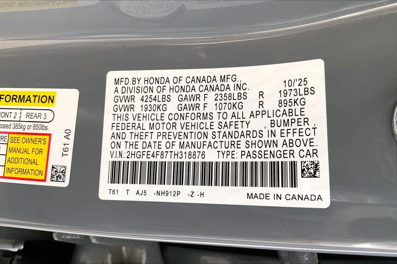 Used 2026 Honda Civic Sport Touring image 31
