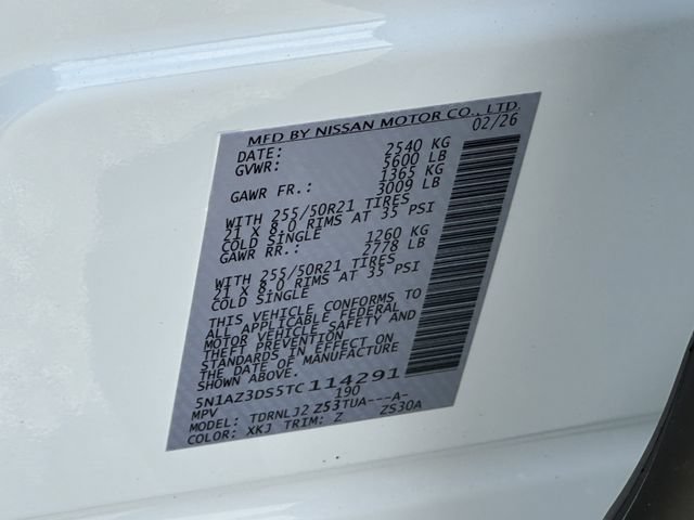 New 2026 Nissan Murano Platinum w/ Cargo Package AWD/4WD image 27
