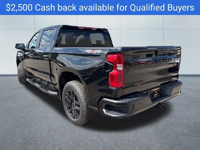 New 2026 Chevrolet Silverado 1500 Custom w/ Turbomax Blackout Package AWD/4WD image 2