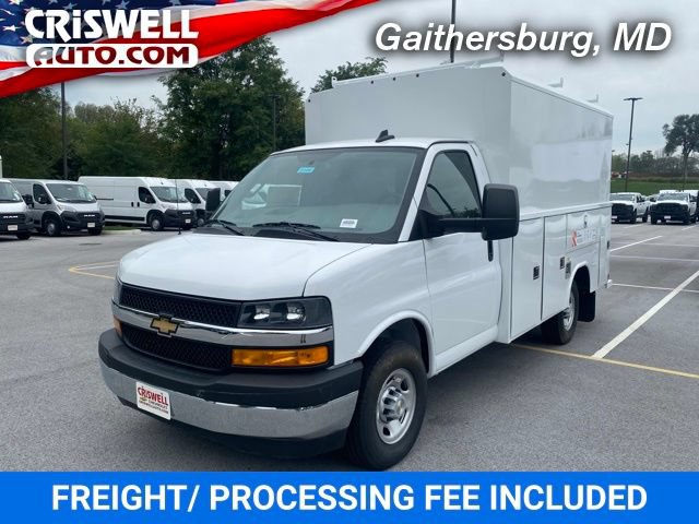 New 2025 Chevrolet Express 3500 w/ Power Convenience Package RWD image 1