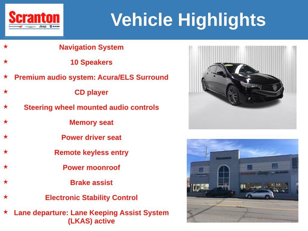 Used 2020 Acura TLX w/ A-SPEC Package FWD image 6