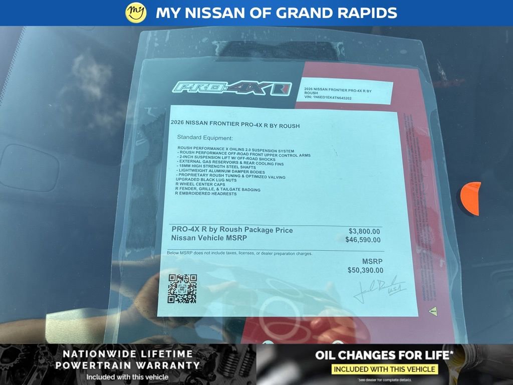 New 2026 Nissan Frontier PRO-4X w/ Pro-4x Convenience Package image 30