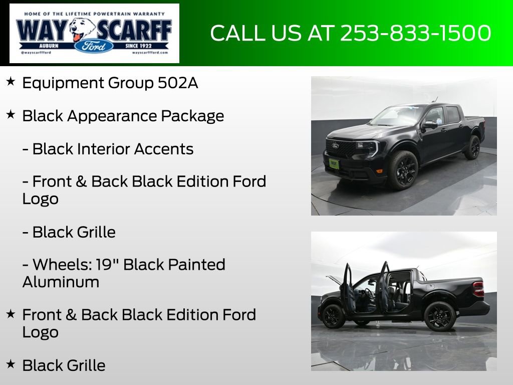 New 2025 Ford Maverick Lariat w/ Black Appearance Package image 6