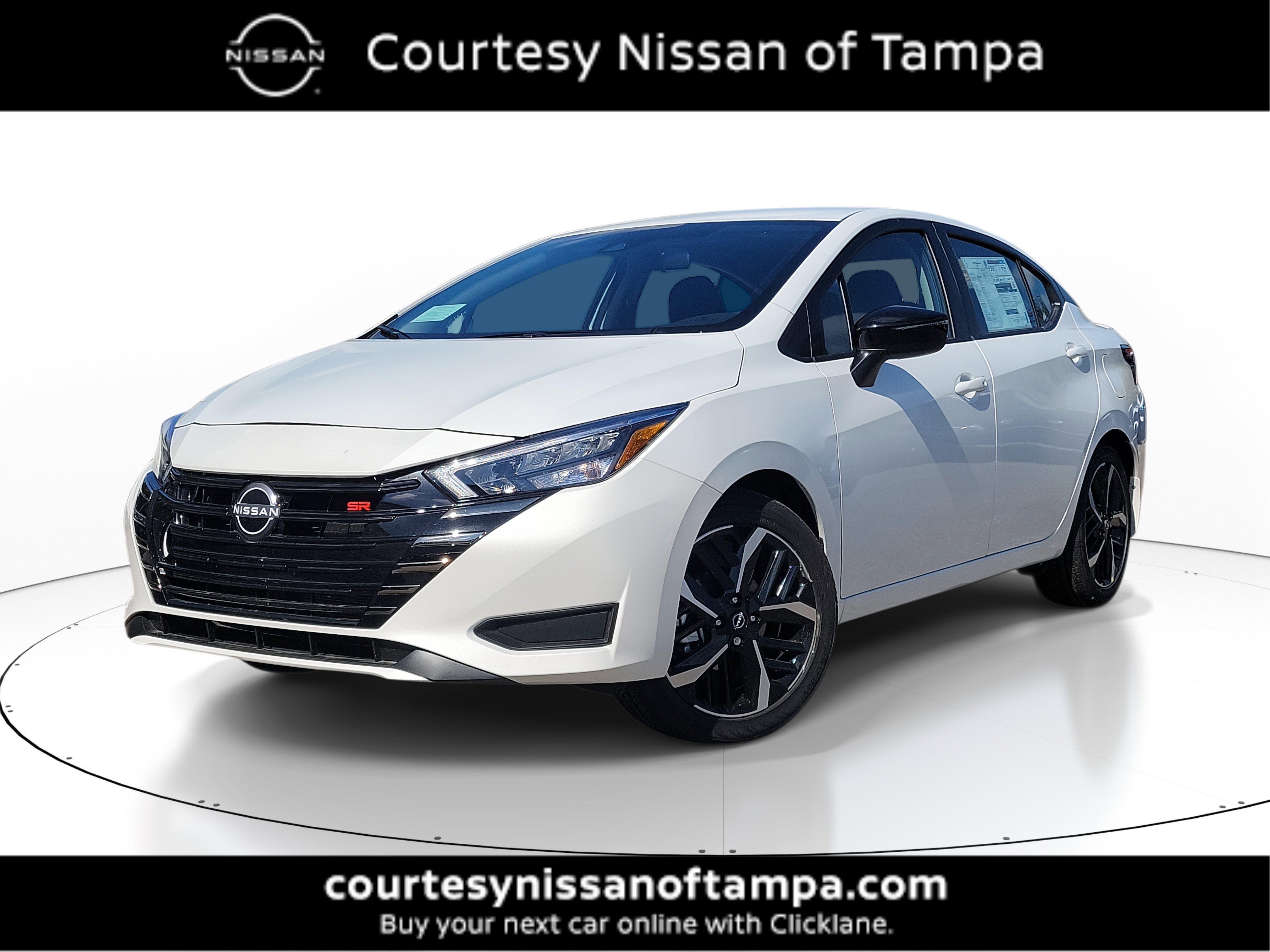 New 2025 Nissan Versa SR w/ Trunk Package