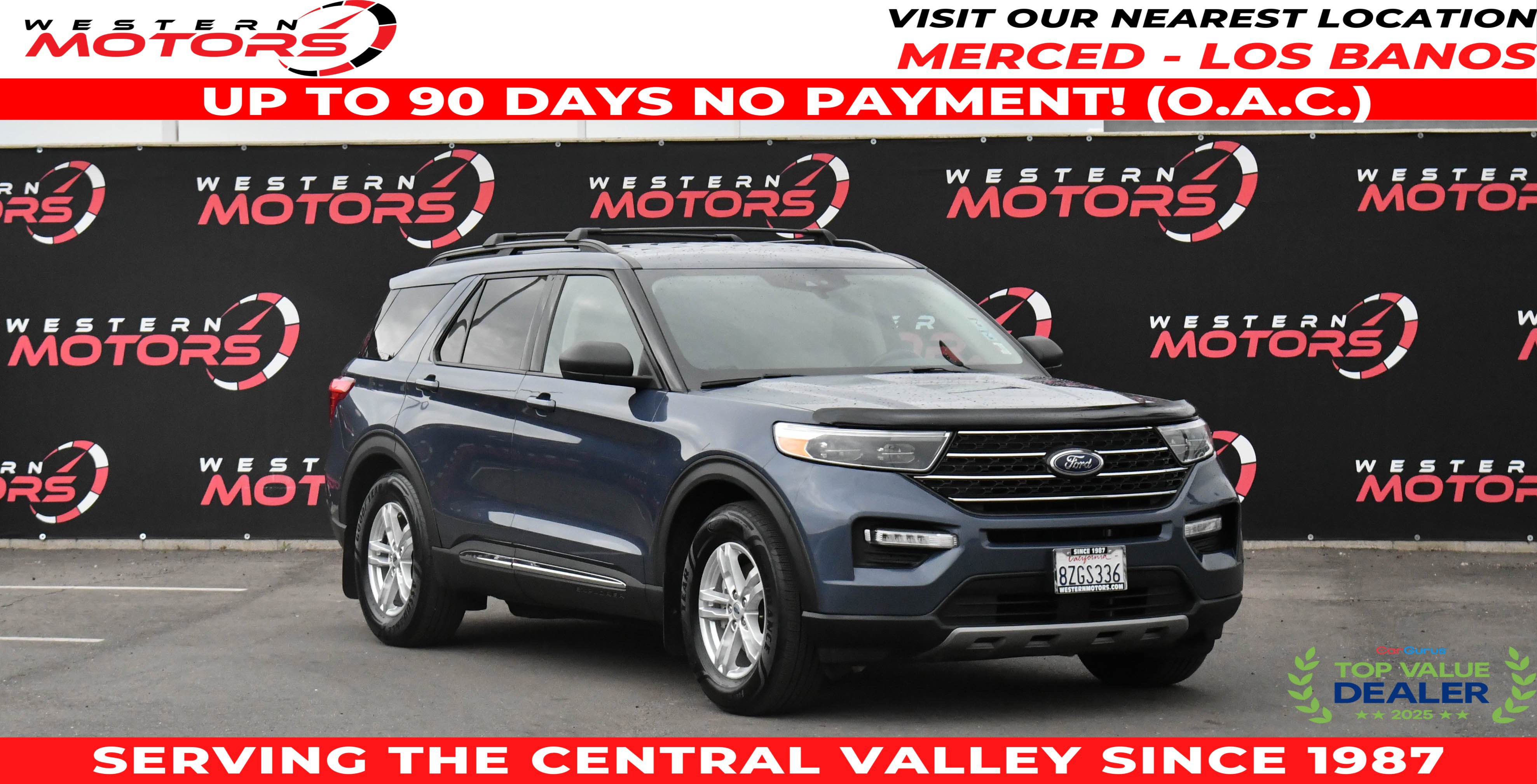 Used 2021 Ford Explorer XLT w/ Equipment Group 202A RWD image 1