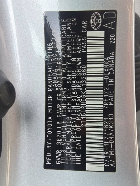 Used 2019 Toyota Corolla LE FWD image 12