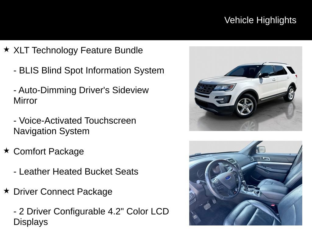 Used 2017 Ford Explorer XLT w/ Equipment Group 202A image 11