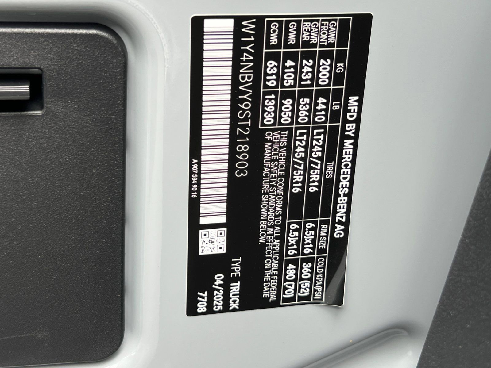 New 2025 Mercedes-Benz Sprinter 2500 image 20