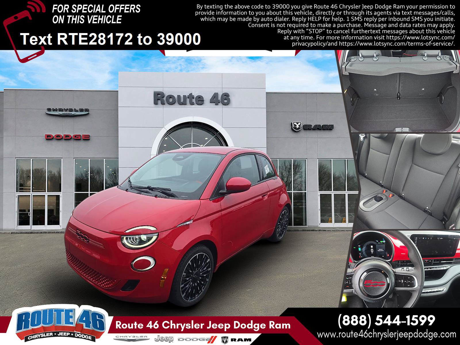 Used 2024 FIAT 500 e (RED) FWD image 1