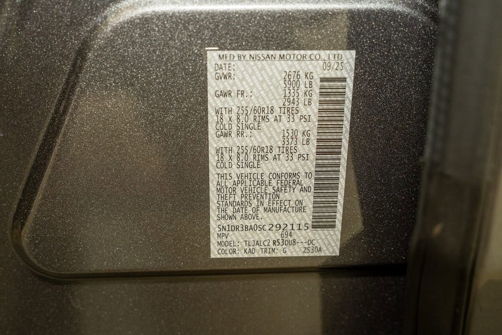 New 2025 Nissan Pathfinder SV w/ Black Appearance Package image 22