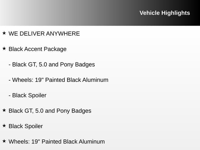 Used 2017 Ford Mustang GT Premium w/ Black Accent Package RWD image 9