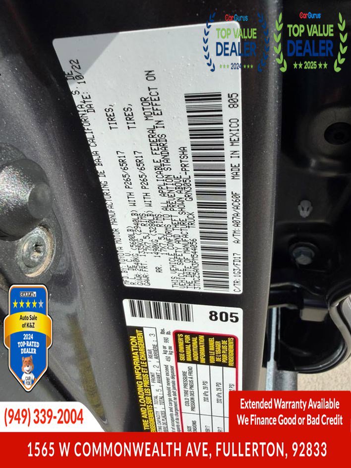 Used 2023 Toyota Tacoma TRD Sport w/ Advanced Technology Package image 36