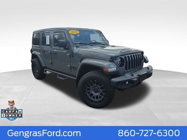 Used 2021 Jeep Wrangler Unlimited Sahara image 1