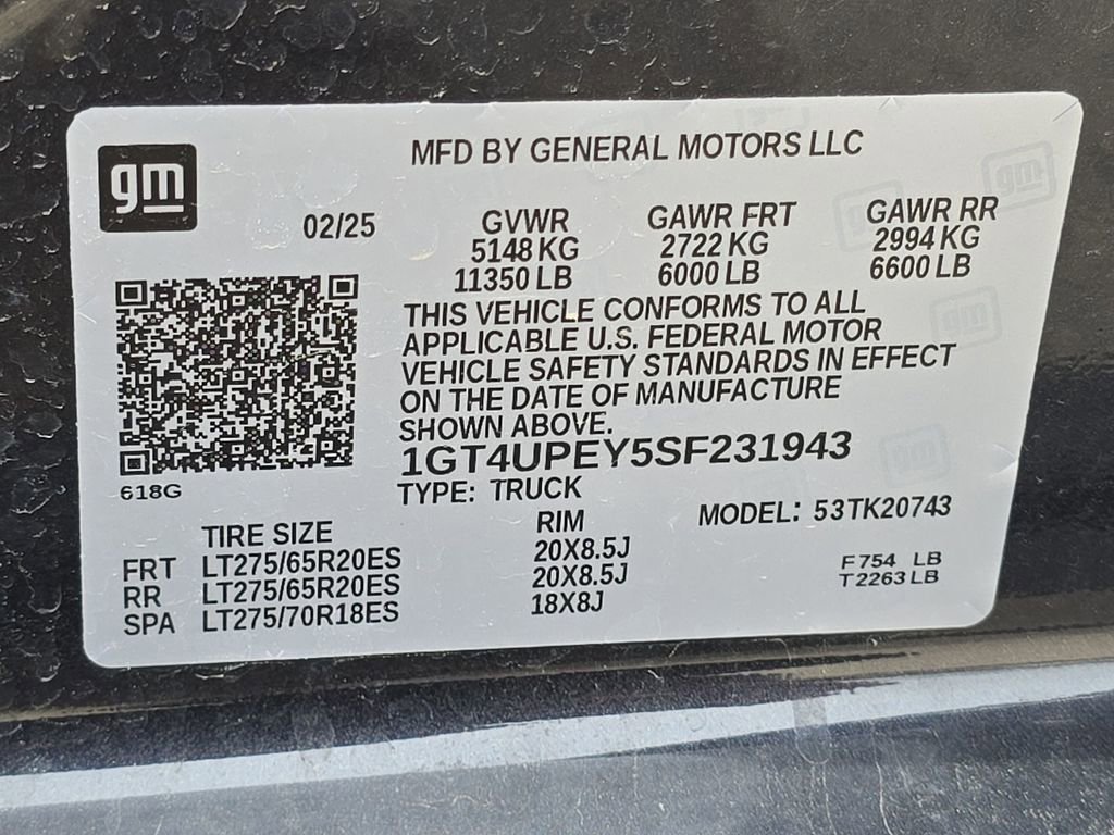 Certified 2025 GMC Sierra 2500 AT4 w/ AT4 Premium Plus Package image 15