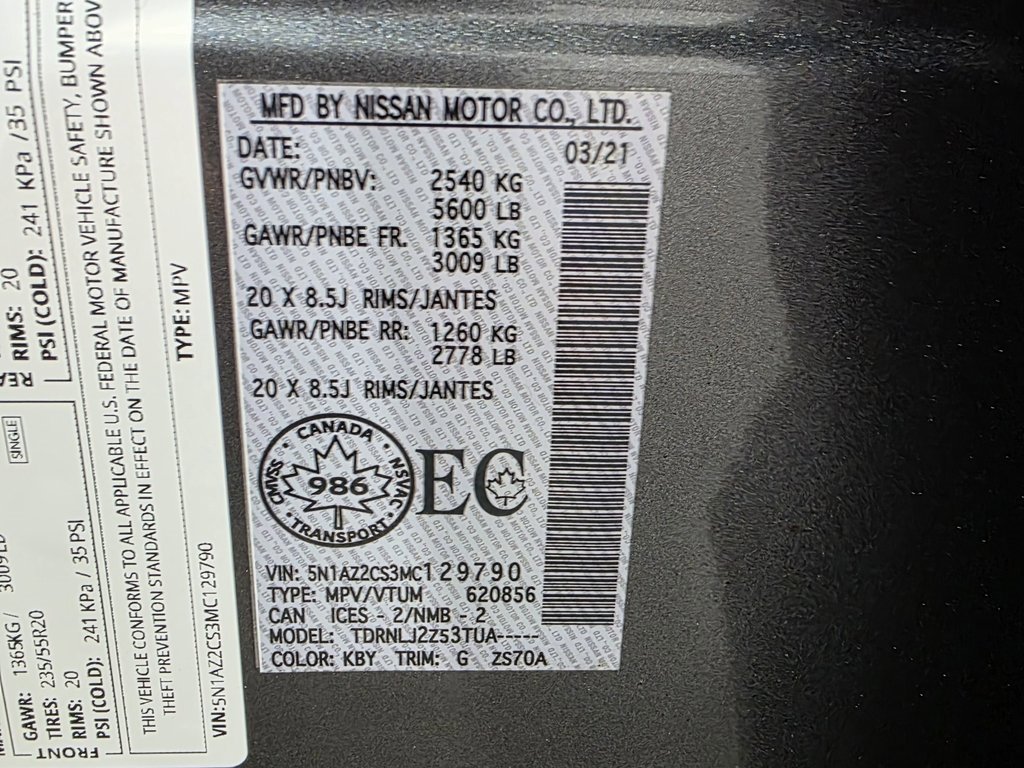 Used 2021 Nissan Murano SL image 37