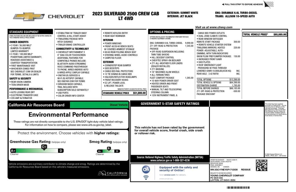 Used 2023 Chevrolet Silverado 2500 LT AWD/4WD image 3