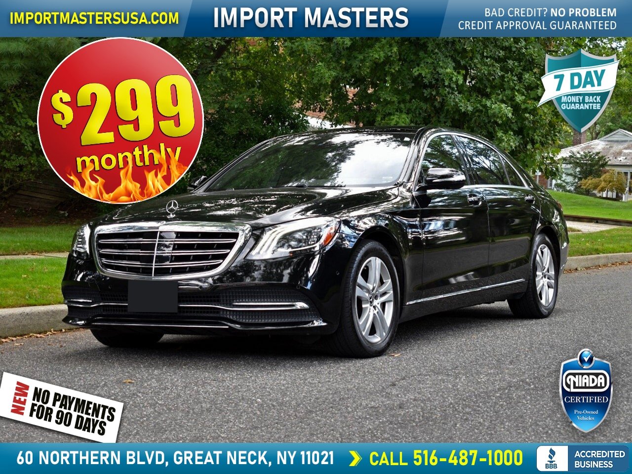 Used 2018 Mercedes-Benz S 450 4MATIC Sedan w/ Premium Package