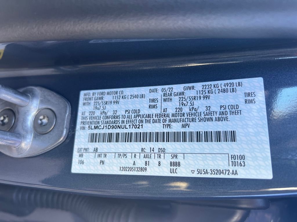 Certified 2022 Lincoln Corsair AWD w/ Premium Package image 22