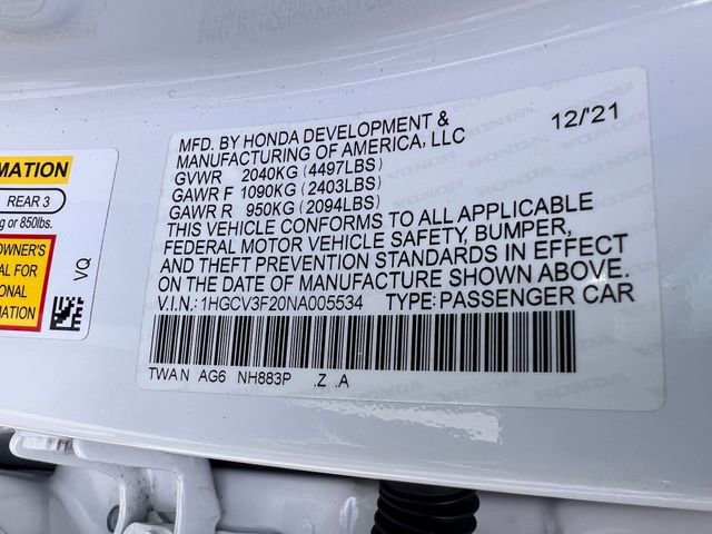 Used 2022 Honda Accord Sport image 42