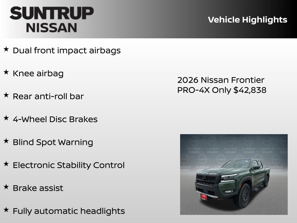 New 2026 Nissan Frontier PRO-4X w/ Tow Package image 23