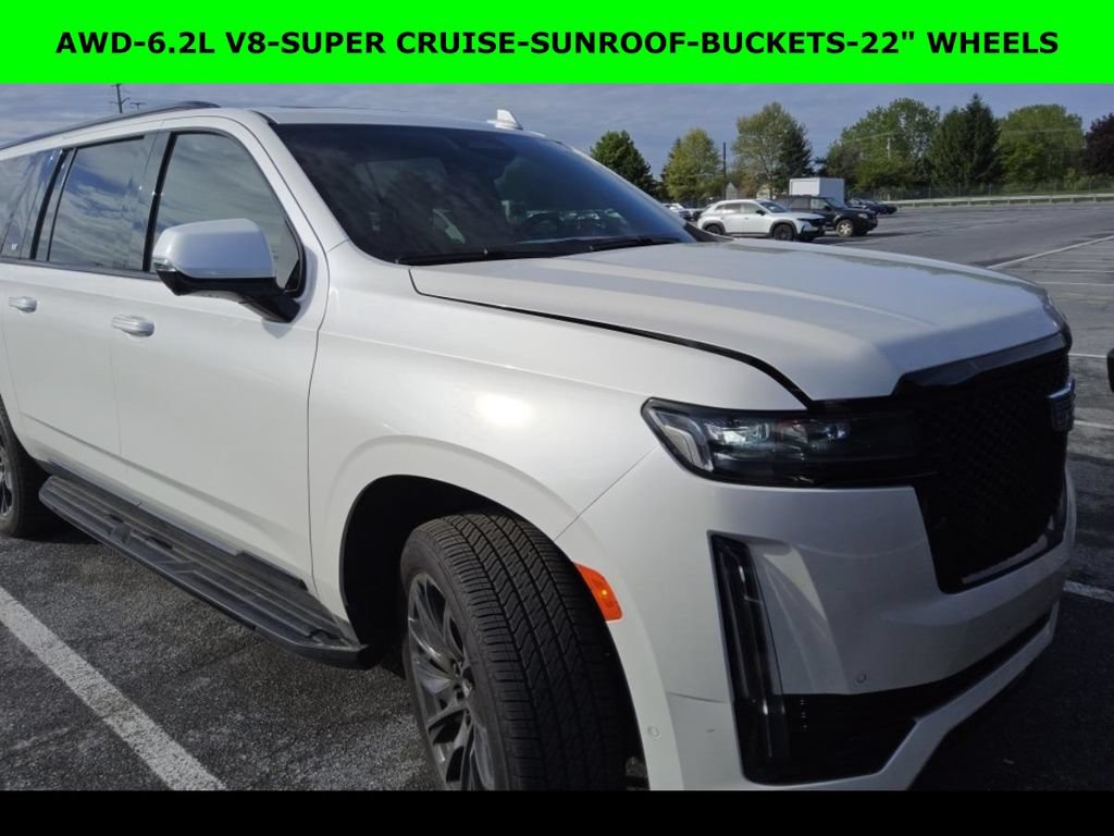 Used 2024 Cadillac Escalade ESV Sport w/ LPO, ONYX Package AWD/4WD image 1